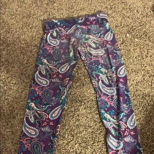 Youth girls patterned leggings